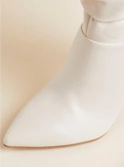 TORRID Slouch Pointed Toe Bootie (WW) -Cheap Torrid Shop 19465558 00368 av3