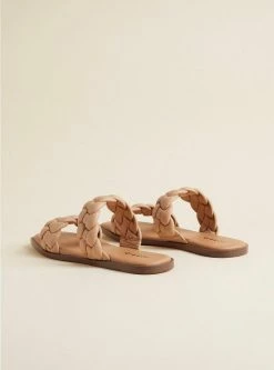 TORRID Braided Double Band Sandal (WW) -Cheap Torrid Shop 19527311 00133 av2