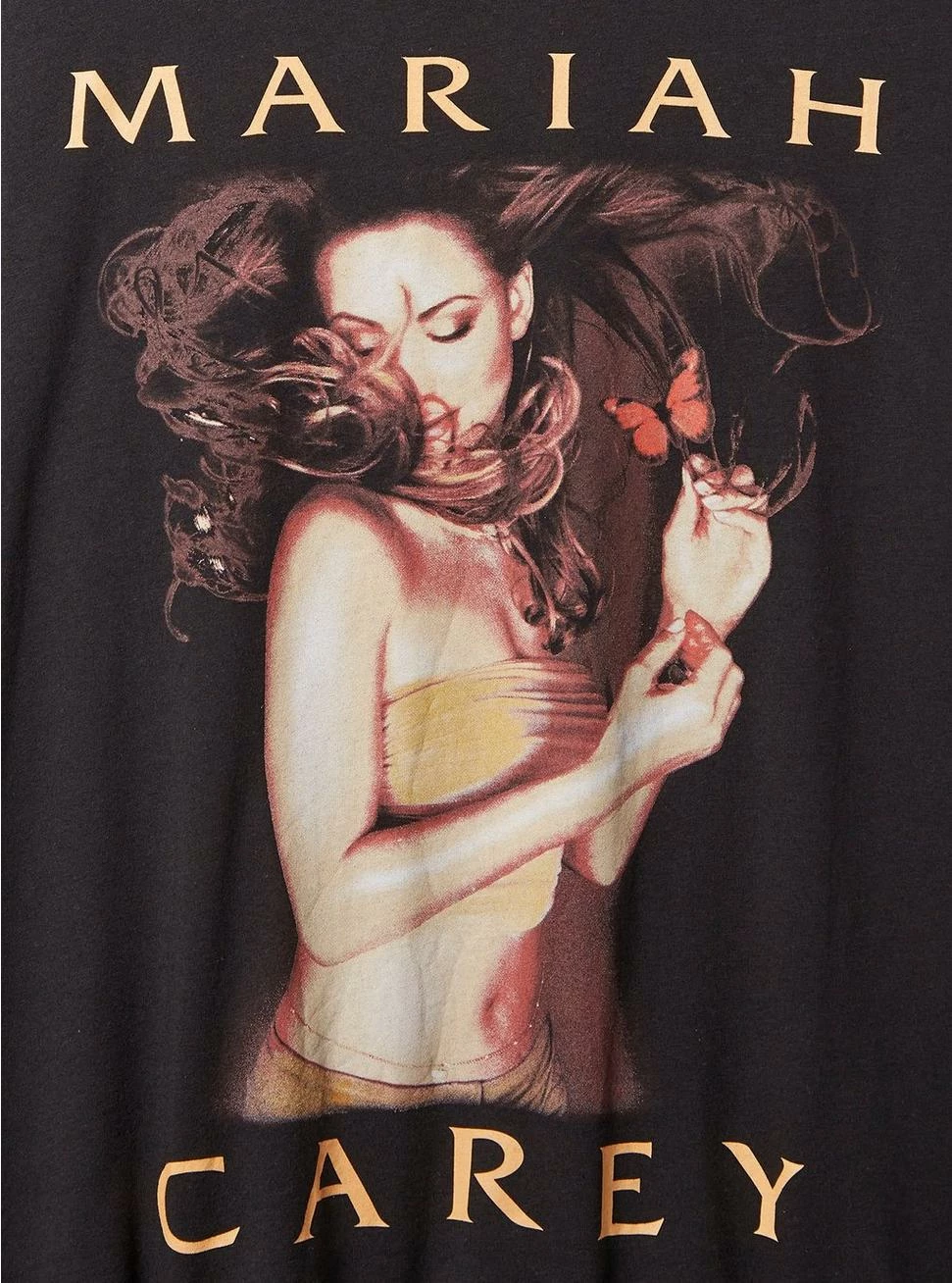 Null Mariah Carey Relaxed Fit Cotton Crew Tee 6 Null Mariah Carey Relaxed Fit Cotton Crew Tee - Image 4