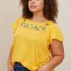 TORRID Disney Encanto Embroidered Top -Cheap Torrid Shop 19543826 00115 hi
