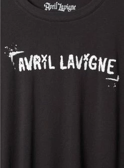 Null Avril Lavigne Relaxed Fit Cotton Crew Tee -Cheap Torrid Shop 19547641 00684 av3