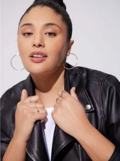 TORRID Real Leather Asymmetrical Moto 9 TORRID Real Leather Asymmetrical Moto -Cheap Torrid Shop 19549290 06580 av2