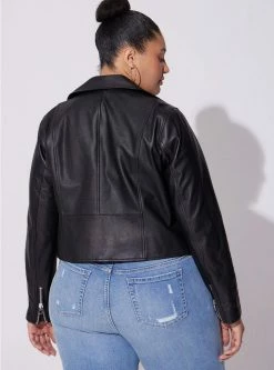 TORRID Real Leather Asymmetrical Moto 10 TORRID Real Leather Asymmetrical Moto -Cheap Torrid Shop 19549290 06580 av3