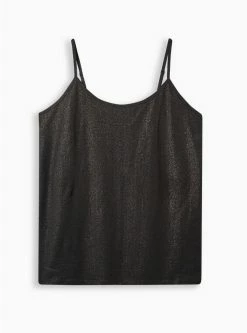 TORRID Foil Scoop Neck Cami -Cheap Torrid Shop 19553515 00133 flat