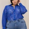 TORRID Madison Lace Button-Up Long Sleeve Shirt 1 TORRID Madison Lace Button-Up Long Sleeve Shirt -Cheap Torrid Shop 19554096 08644 hi