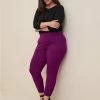TORRID Crop Pull On Skinny Studio Cupro High Rise Side Cinch Pant (Short) -Cheap Torrid Shop 19554275 06555 hi