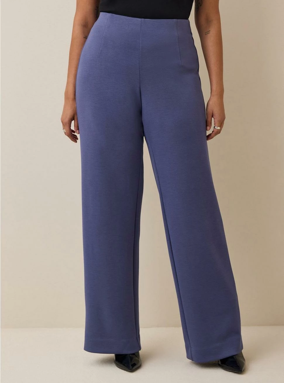 TORRID Pull On Wide Leg Studio Cupro High Rise Pant (Tall) 3 TORRID Pull On Wide Leg Studio Cupro High Rise Pant (Tall)