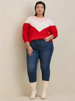 TORRID Bombshell Skinny Vintage Stretch High-Rise Jean (Regular) -Cheap Torrid Shop 19568194 05391 av2