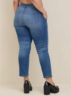 TORRID Perfect Boyfriend Ankle Vintage Stretch Mid-Rise Jean (Regular) 8 TORRID Perfect Boyfriend Ankle Vintage Stretch Mid-Rise Jean (Regular) -Cheap Torrid Shop 19568311 10484 av2