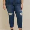 TORRID Perfect Boyfriend Ankle Vintage Stretch Mid-Rise Jean (Regular) -Cheap Torrid Shop 19568311 10686 hi