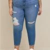 TORRID Perfect Skinny Ankle Vintage Stretch Mid-Rise Jean (Short) -Cheap Torrid Shop 19568533 10380 hi