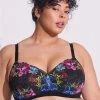 TORRID Wire-Free Lightly Lined Photo Floral Lace 360° Back Smoothing® Bra -Cheap Torrid Shop 19651399 10219 hi