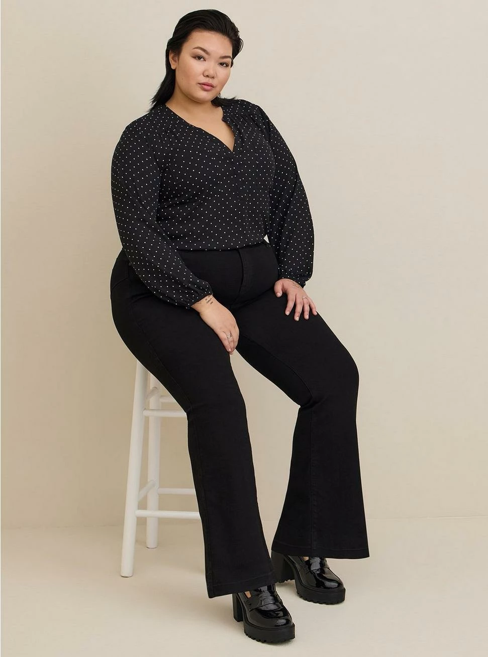 TORRID Harper Georgette Pullover Long Sleeve Blouse 4 TORRID Harper Georgette Pullover Long Sleeve Blouse - Image 2