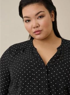 TORRID Harper Georgette Pullover Long Sleeve Blouse 9 TORRID Harper Georgette Pullover Long Sleeve Blouse -Cheap Torrid Shop 19665582 02599 av3