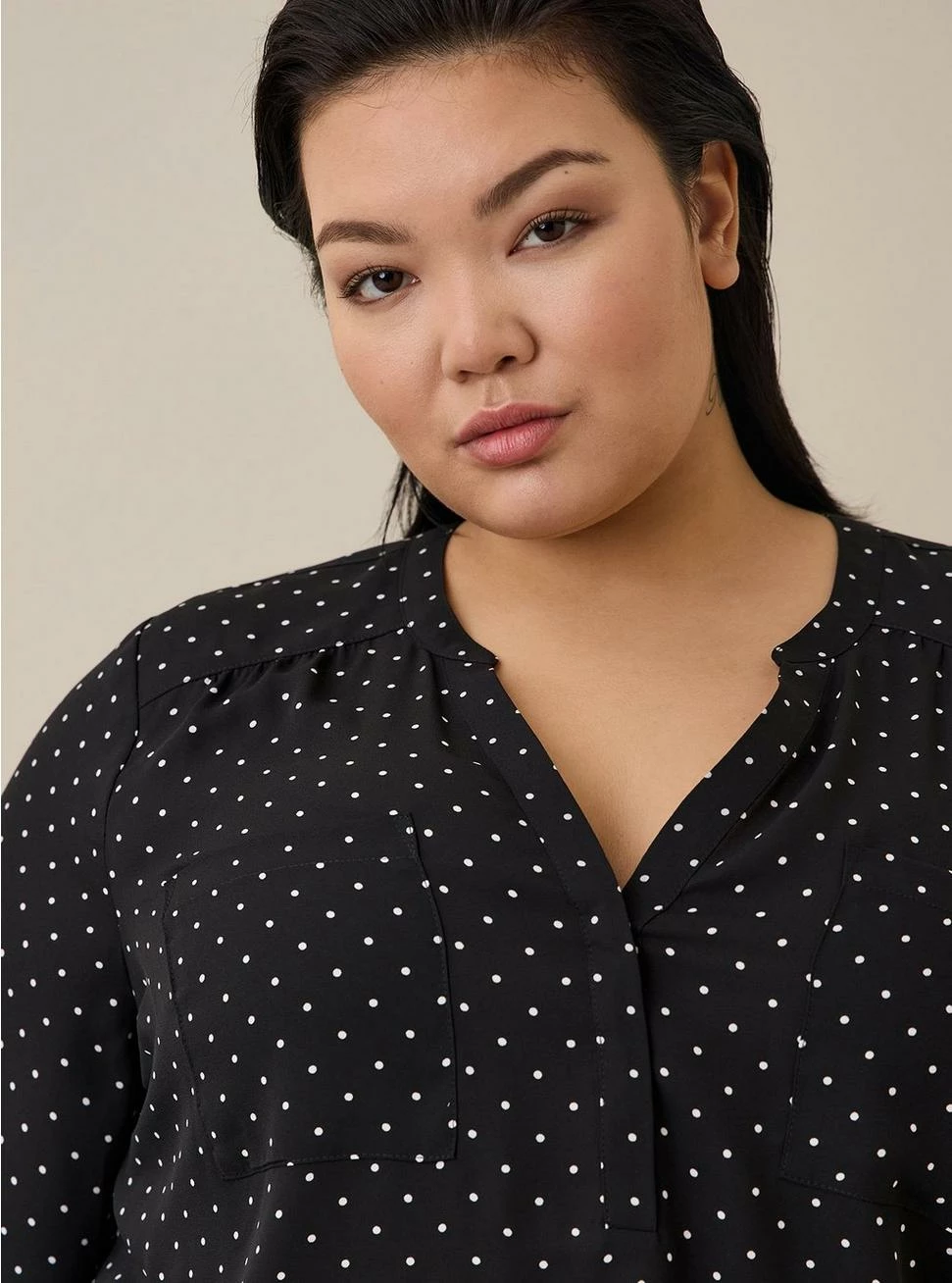 TORRID Harper Georgette Pullover Long Sleeve Blouse 6 TORRID Harper Georgette Pullover Long Sleeve Blouse - Image 4