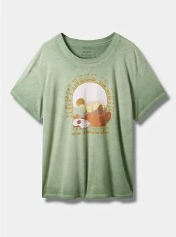 Null Happiness Relaxed Fit Signature Jersey Crew Neck Tee