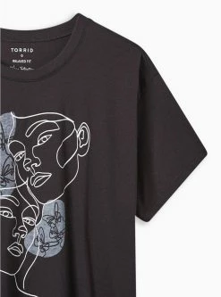 Null Line Woman Relaxed Fit Signature Jersey Crew Neck Tee -Cheap Torrid Shop 19672507 00684 av1