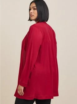 TORRID Crepe Open Front Cardigan -Cheap Torrid Shop 19673743 04912 av2