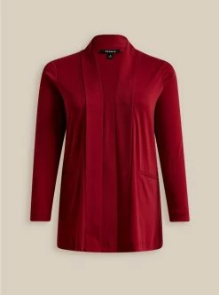 TORRID Crepe Open Front Cardigan -Cheap Torrid Shop 19673743 04912 flat