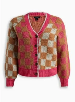 TORRID Chunky Cardigan V-Neck Button Front Sweater -Cheap Torrid Shop 19692530 00115 flat