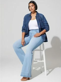 TORRID Tencel Chore Jacket -Cheap Torrid Shop 19712966 01770 av1