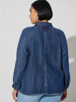 TORRID Tencel Chore Jacket -Cheap Torrid Shop 19712966 01770 av2