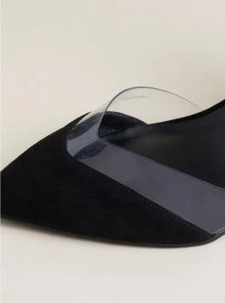 TORRID Pointed Toe Pump With Clear Trim (WW) -Cheap Torrid Shop 19739725 00133 av3