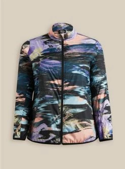 HAPPYCAMPER Happy Camper Polyester Woven Lightweight Active Jacket -Cheap Torrid Shop 40020088 02283 flat