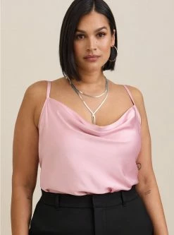 TORRID Satin Cowl Neck Cami