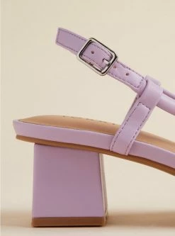 TORRID Strappy Square Heel Sandal (WW) -Cheap Torrid Shop 40040009 00827 av4