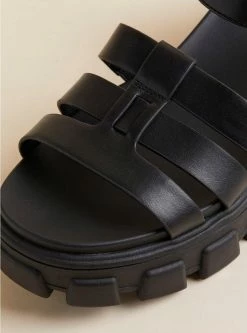 TORRID Lug Fisherman Block Heel Sandal (WW) -Cheap Torrid Shop 40040010 00133 av3