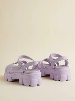 TORRID Lug Fisherman Block Heel Sandal (WW) -Cheap Torrid Shop 40040010 00827 av2