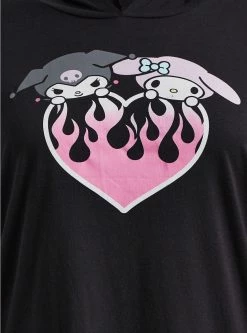 TORRID My Melody Kuromi Classic Fit Vintage Hoodie Tee -Cheap Torrid Shop 40045013 00684 av3