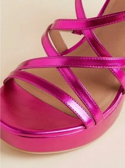 TORRID Strappy Platform Heeled Sandal (WW) 11 TORRID Strappy Platform Heeled Sandal (WW) -Cheap Torrid Shop 40045367 02795 av3