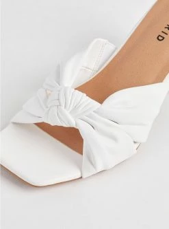 TORRID Soft Knot Square Heel Mule (WW) -Cheap Torrid Shop 40045368 00013 av4