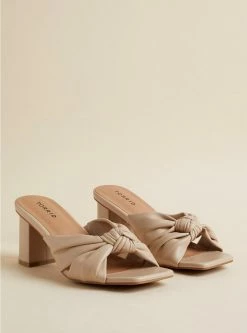 TORRID Soft Knot Square Heel Mule (WW)