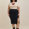 TORRID Midi Studio Luxe Ponte Cinched Pencil Skirt 2 TORRID Midi Studio Luxe Ponte Cinched Pencil Skirt -Cheap Torrid Shop 40050393 00684 hi