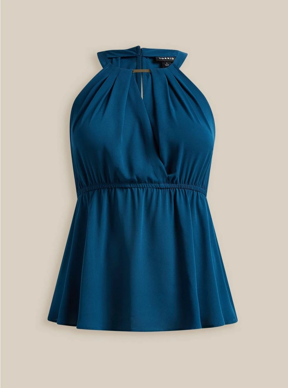 TORRID Georgette Surplice Peplum With Hardware 7 TORRID Georgette Surplice Peplum With Hardware - Image 5