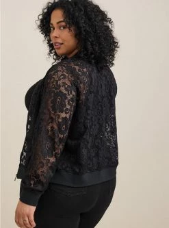 TORRID Lace Bomber -Cheap Torrid Shop 40055369 00684 av2