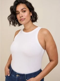 TORRID Super Soft Rib High Neck Tank Top