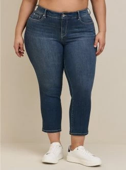 TORRID Perfect Boyfriend Ankle Premium Stretch Mid-Rise Jean