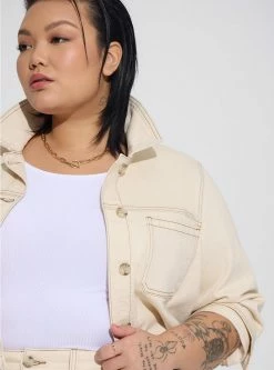 TORRID Denim Crop Patch Pocket Jacket -Cheap Torrid Shop 40060341 00127 av3