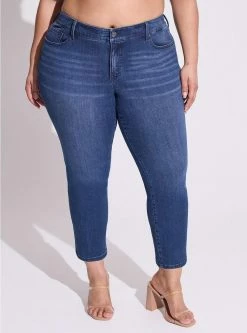 TORRID Perfect Skinny Ankle Premium Stretch Mid-Rise Jean -Cheap Torrid Shop 40060505 01271 av1