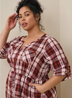 TORRID Mini Seer Sucker Zip-Front Shirt Dress 10 TORRID Mini Seer Sucker Zip-Front Shirt Dress -Cheap Torrid Shop 40070126 01954 av3