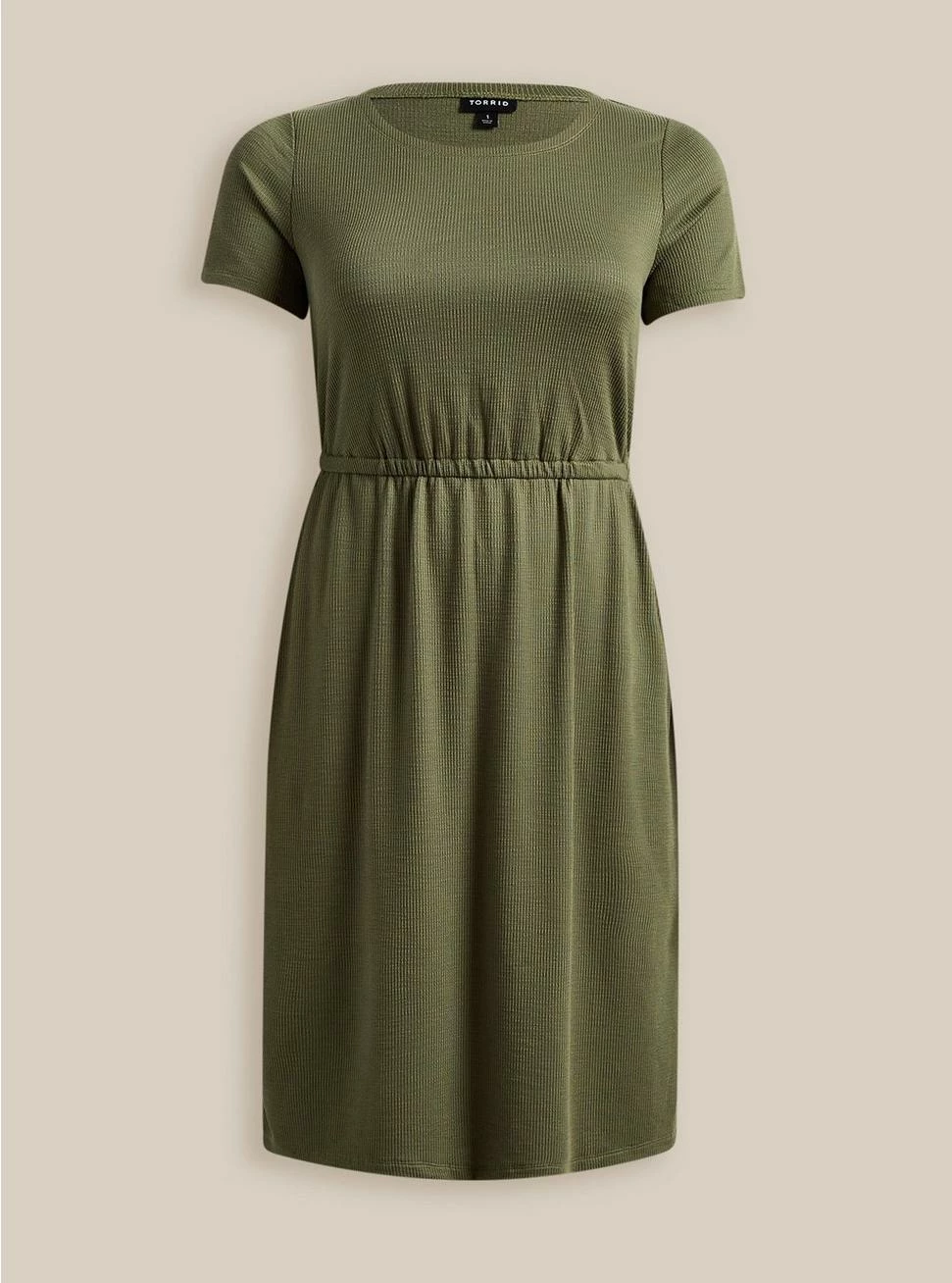 TORRID At The Knee Slub Rib Slit T-Shirt Dress 7 TORRID At The Knee Slub Rib Slit T-Shirt Dress - Image 5