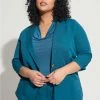 TORRID Studio Linen Blazer -Cheap Torrid Shop 40070683 06637 hi