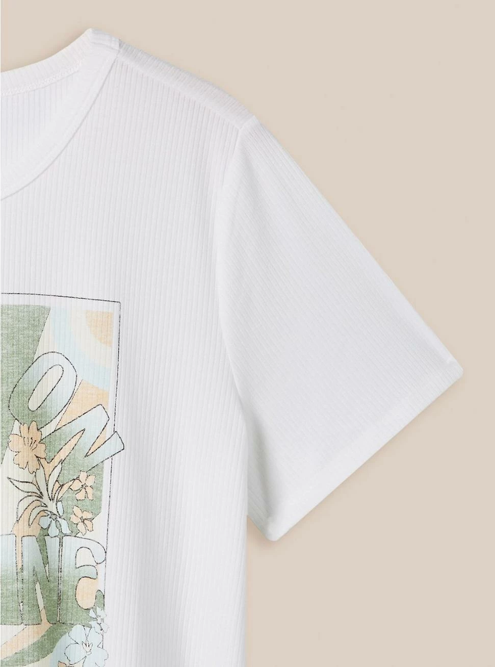 Null Bring The Sun Super Soft Rib Crew Neck Tee 4 Null Bring The Sun Super Soft Rib Crew Neck Tee - Image 2