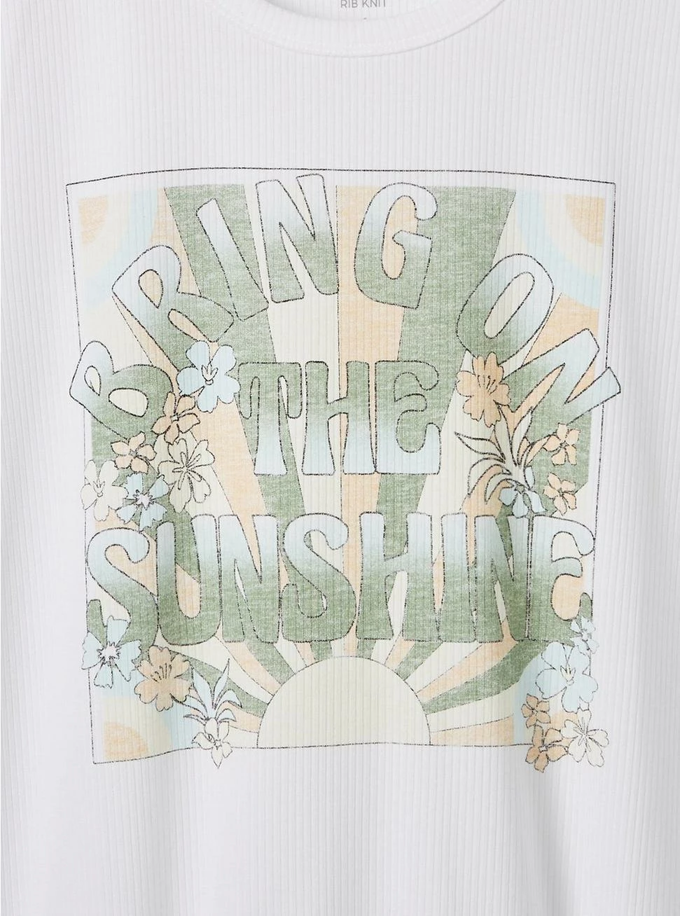 Null Bring The Sun Super Soft Rib Crew Neck Tee 6 Null Bring The Sun Super Soft Rib Crew Neck Tee - Image 4