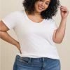 TORRID Girlfriend Signature Jersey V-Neck Tee 2 TORRID Girlfriend Signature Jersey V-Neck Tee -Cheap Torrid Shop 40085000 05590 hi