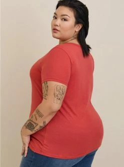 TORRID Everyday Signature Jersey Crew Neck Tee -Cheap Torrid Shop 40085010 10328 av2